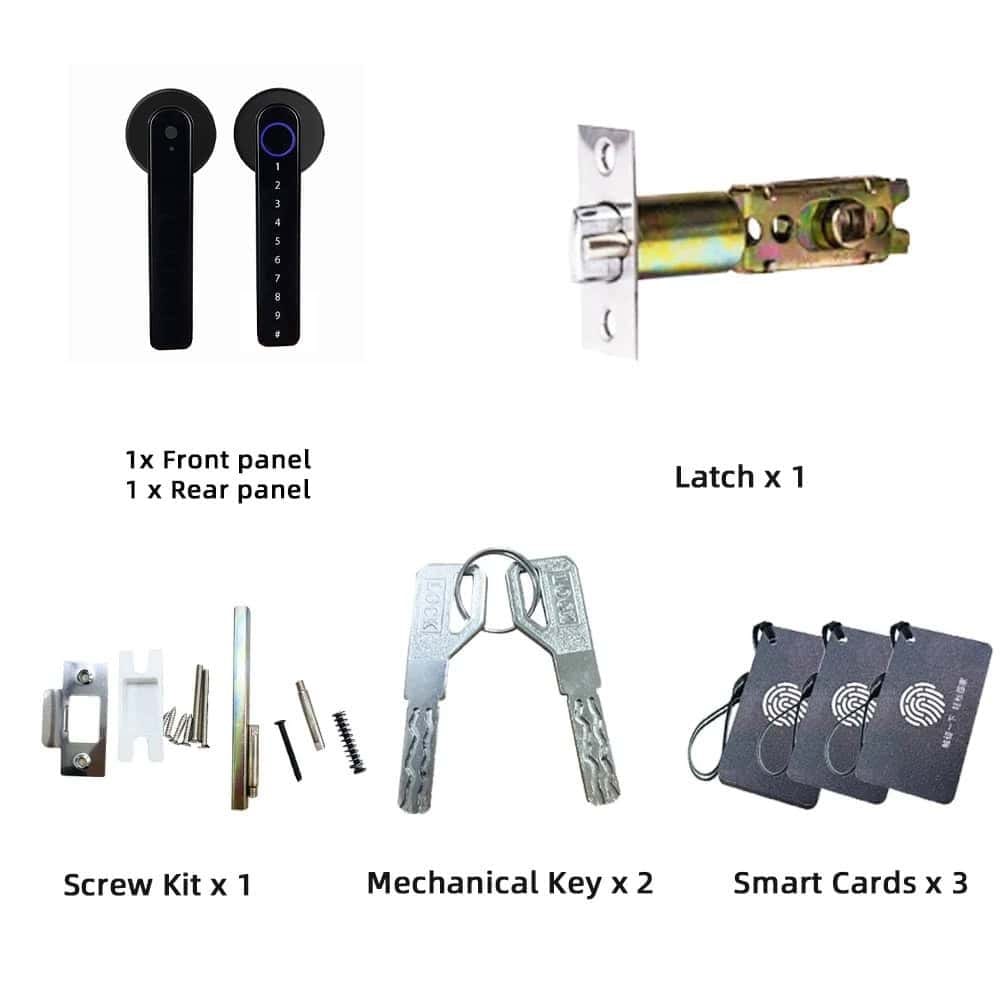 Sydney Digital Smart Locks - Trojan Leverset Round Rose - Ez03 Trojan Leverset Round Rose - Ez03 - Image 3