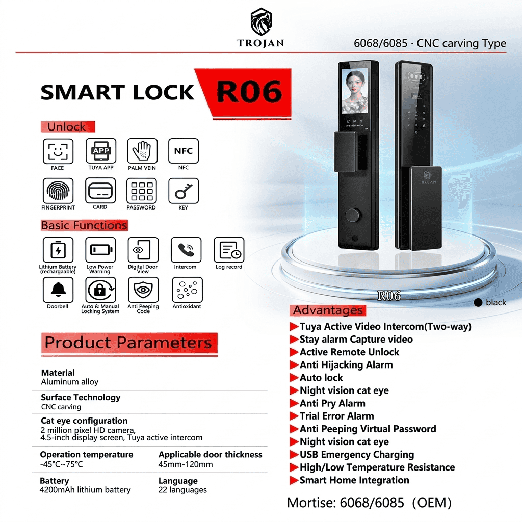 Sydney Digital Smart Locks - Trojan Platinum Prime Smart Lock- R06 Trojan Platinum Prime Smart Lock- R06 - Image 4