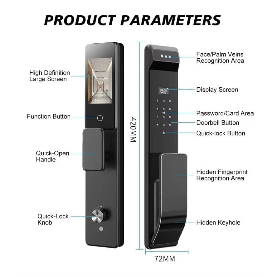 Sydney Digital Smart Locks - Trojan Platinum Curve - Ty17 Trojan Platinum Curve - Ty17 - Image 8