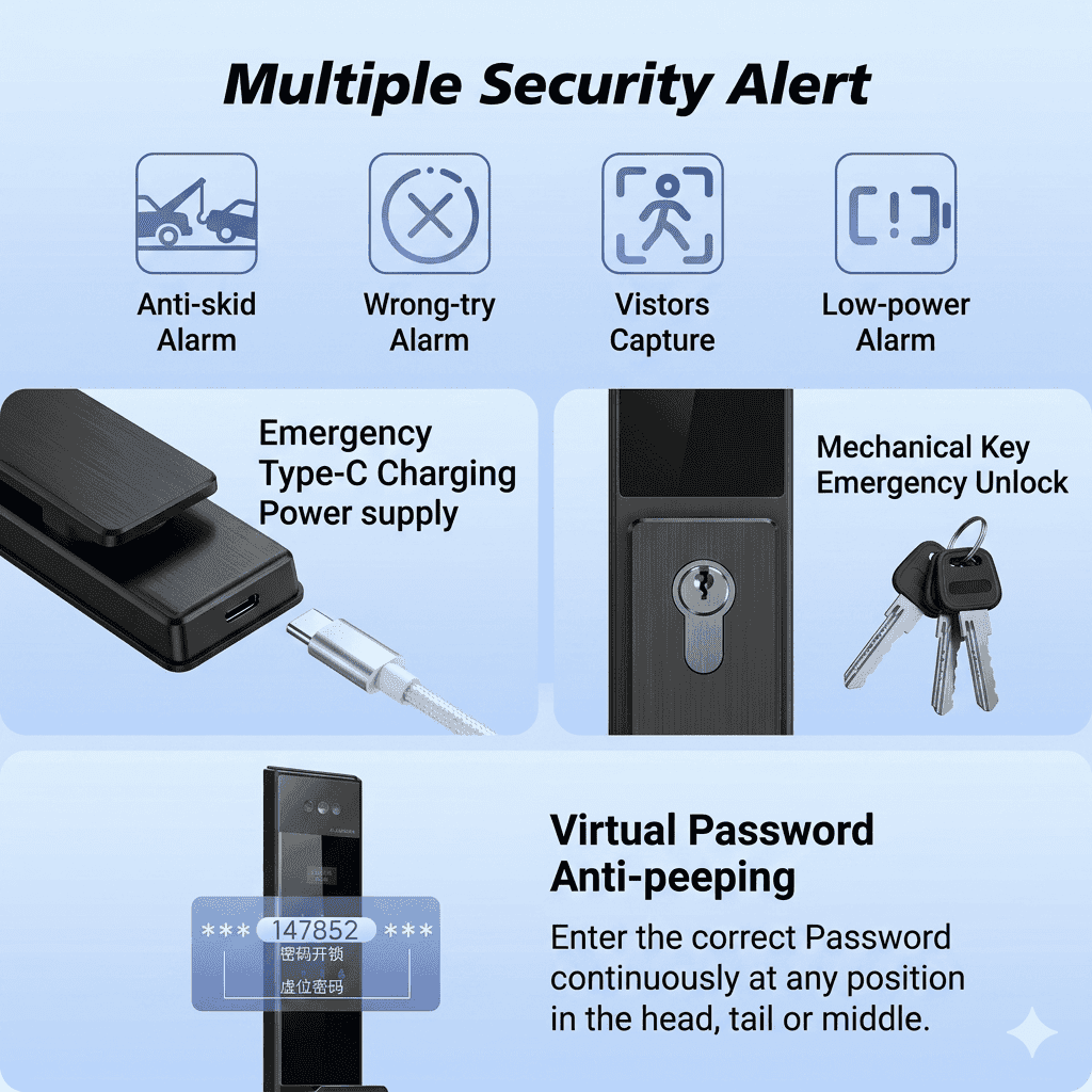 Sydney Digital Smart Locks - Trojan Force Digital Lock - Ty14 Trojan Force Digital Lock - Ty14 - Image 3