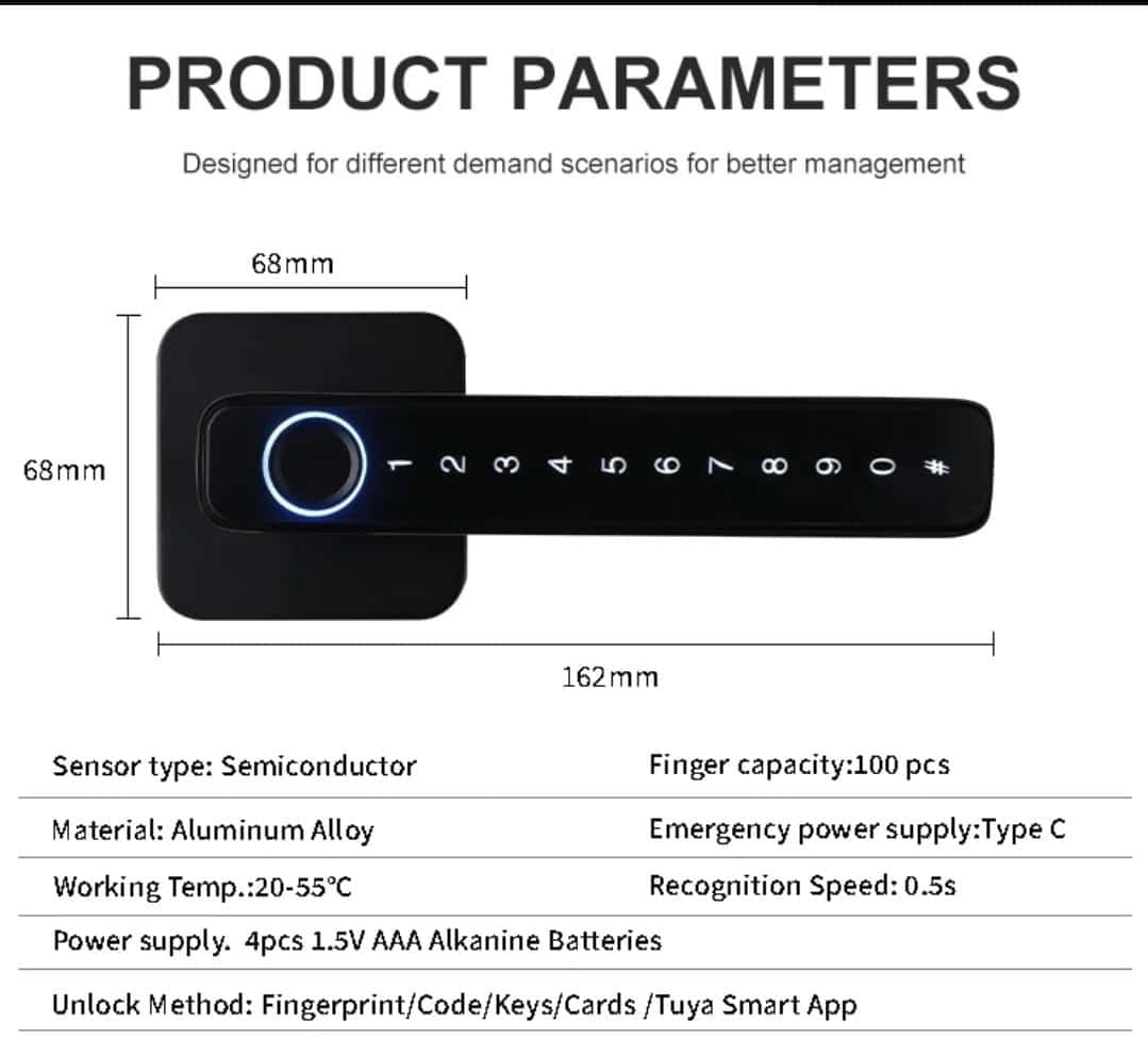 Sydney Digital Smart Locks - Trojan Leverset Square Rose - Ez04 Trojan Leverset Square Rose - Ez04 - Image 4